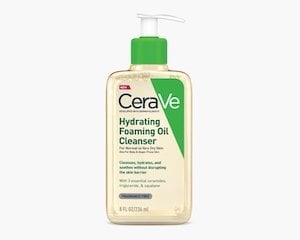 Hydrating foaming oil cleanser