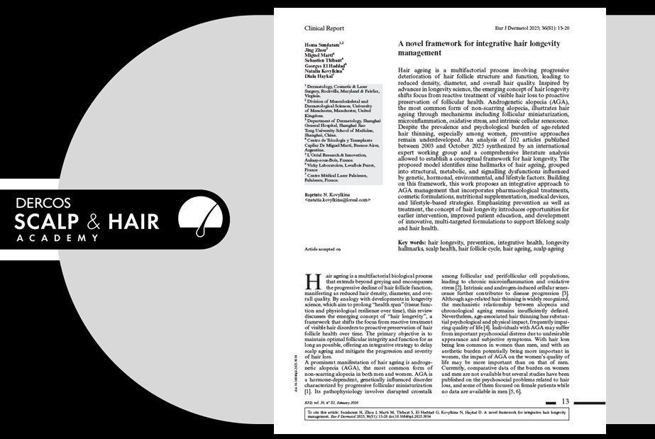 RETHINKING ANDROGENETIC ALOPECIA: AN INTERNATIONAL EXPERT REVIEW PUBLISHED IN THE EUROPEAN JOURNAL OF DERMATOLOGY
