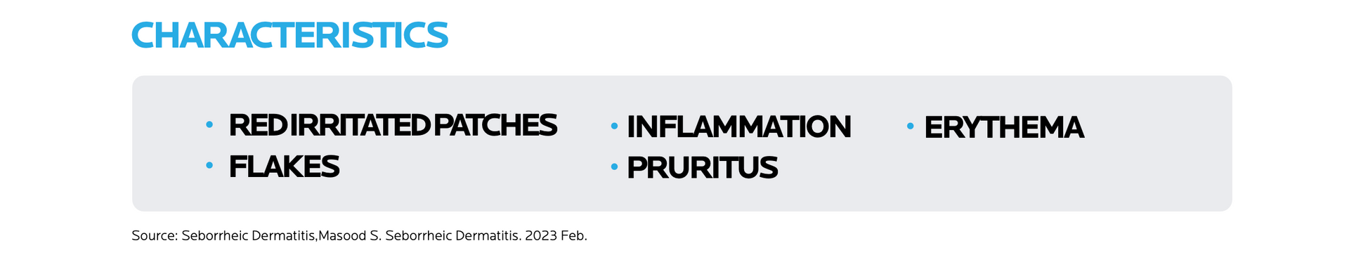 Seborrheic dermatitis chronic skin inflammation