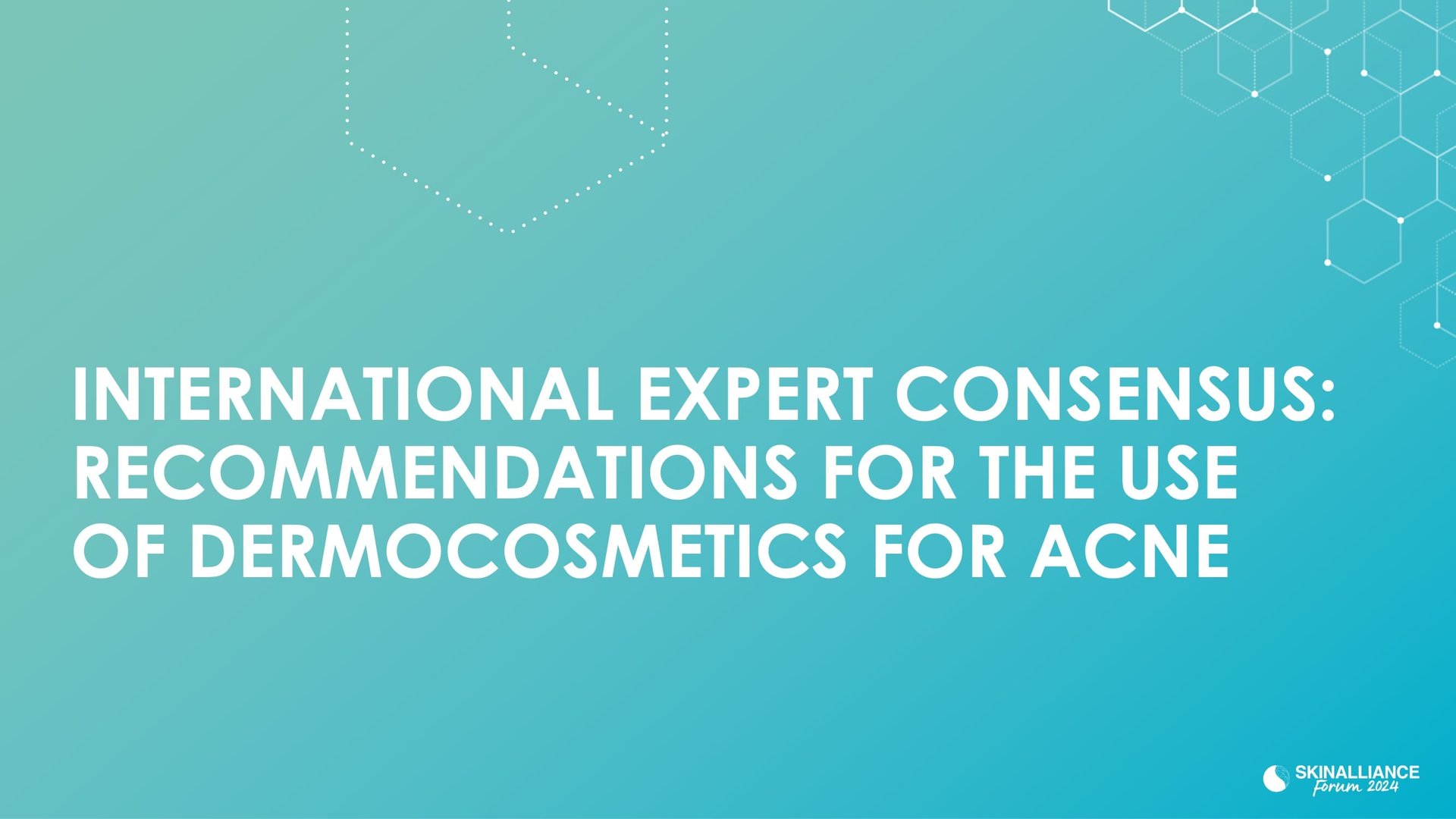 Acne and the role of dermocosmetics