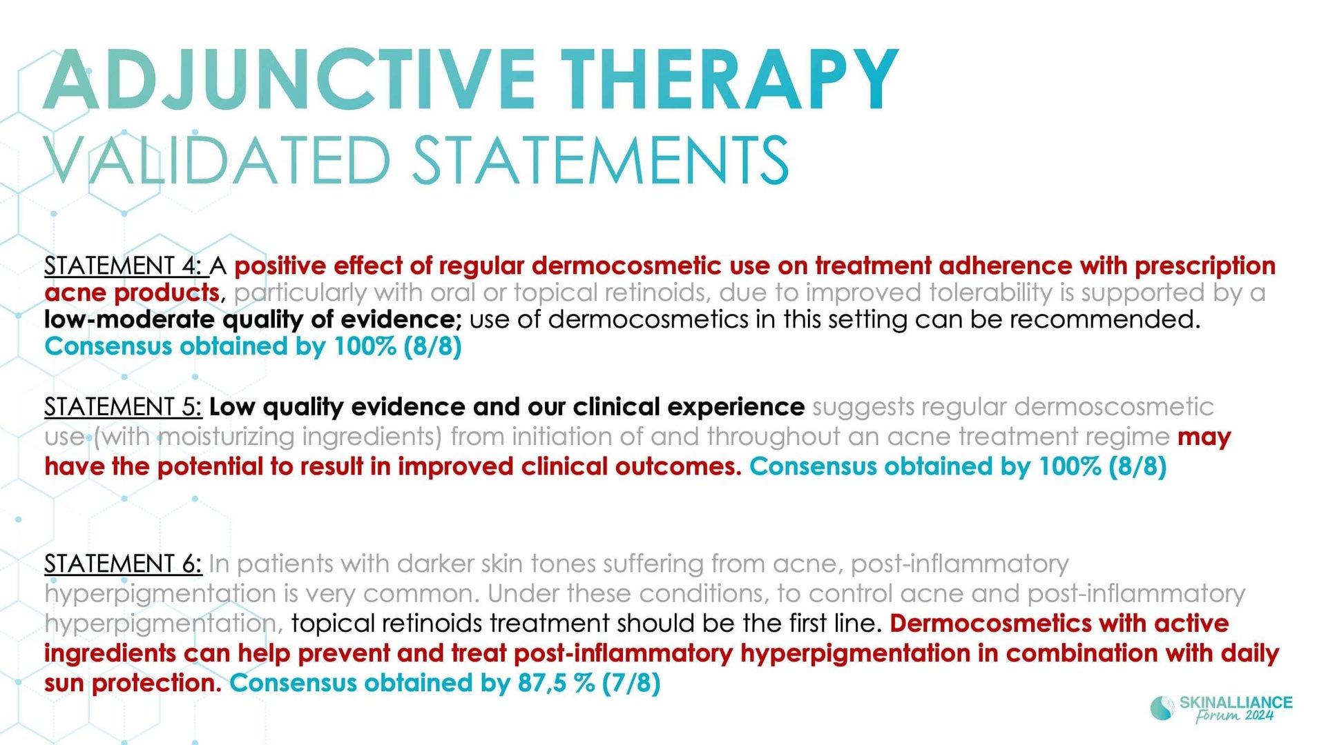 Acne and the role of dermocosmetics