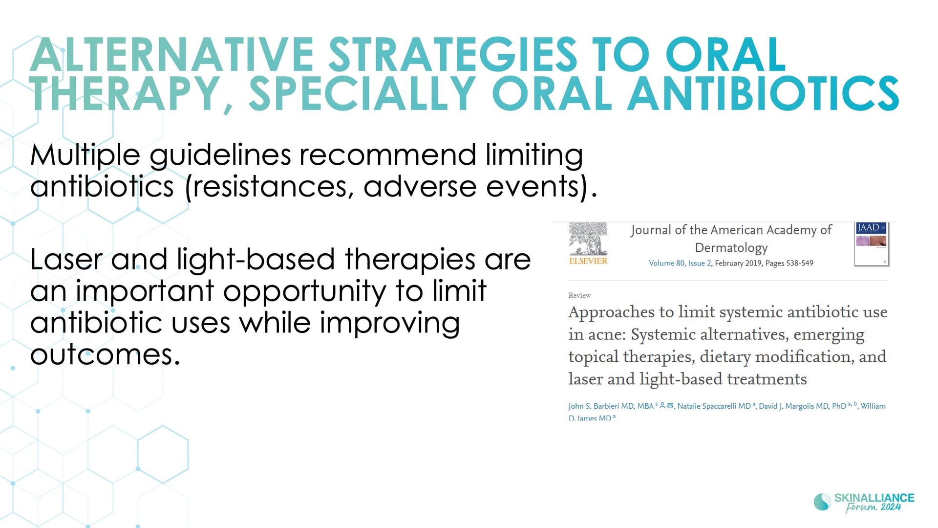 New devis treatments in acne