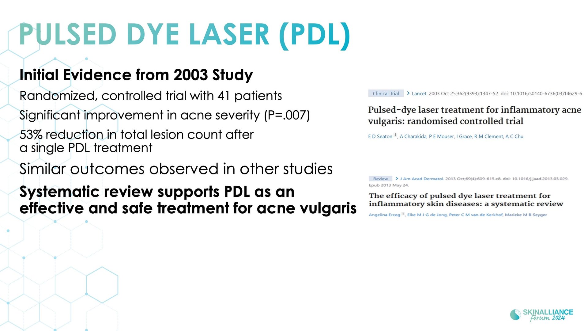 New devis treatments in acne