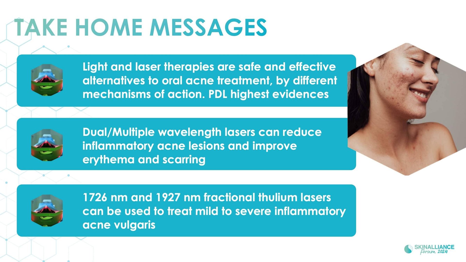 New devis treatments in acne