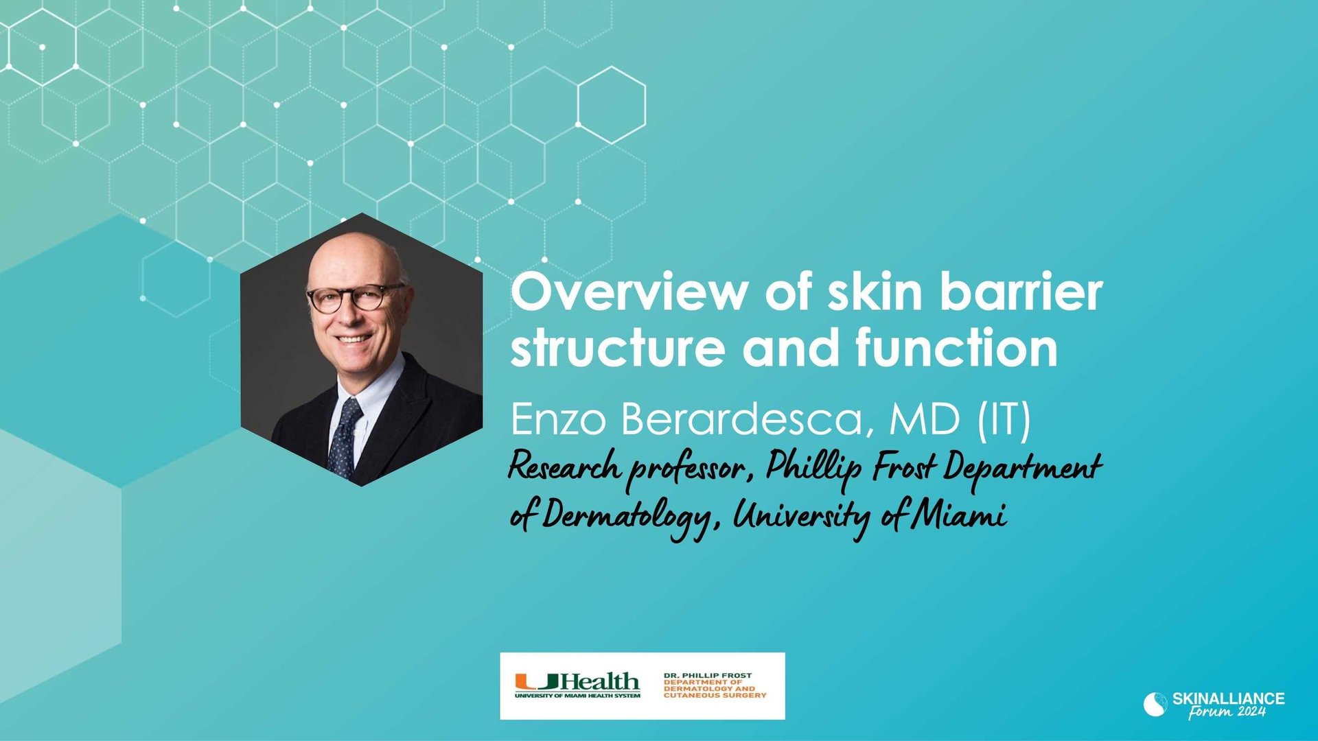 Overview of skin barrier structure and function