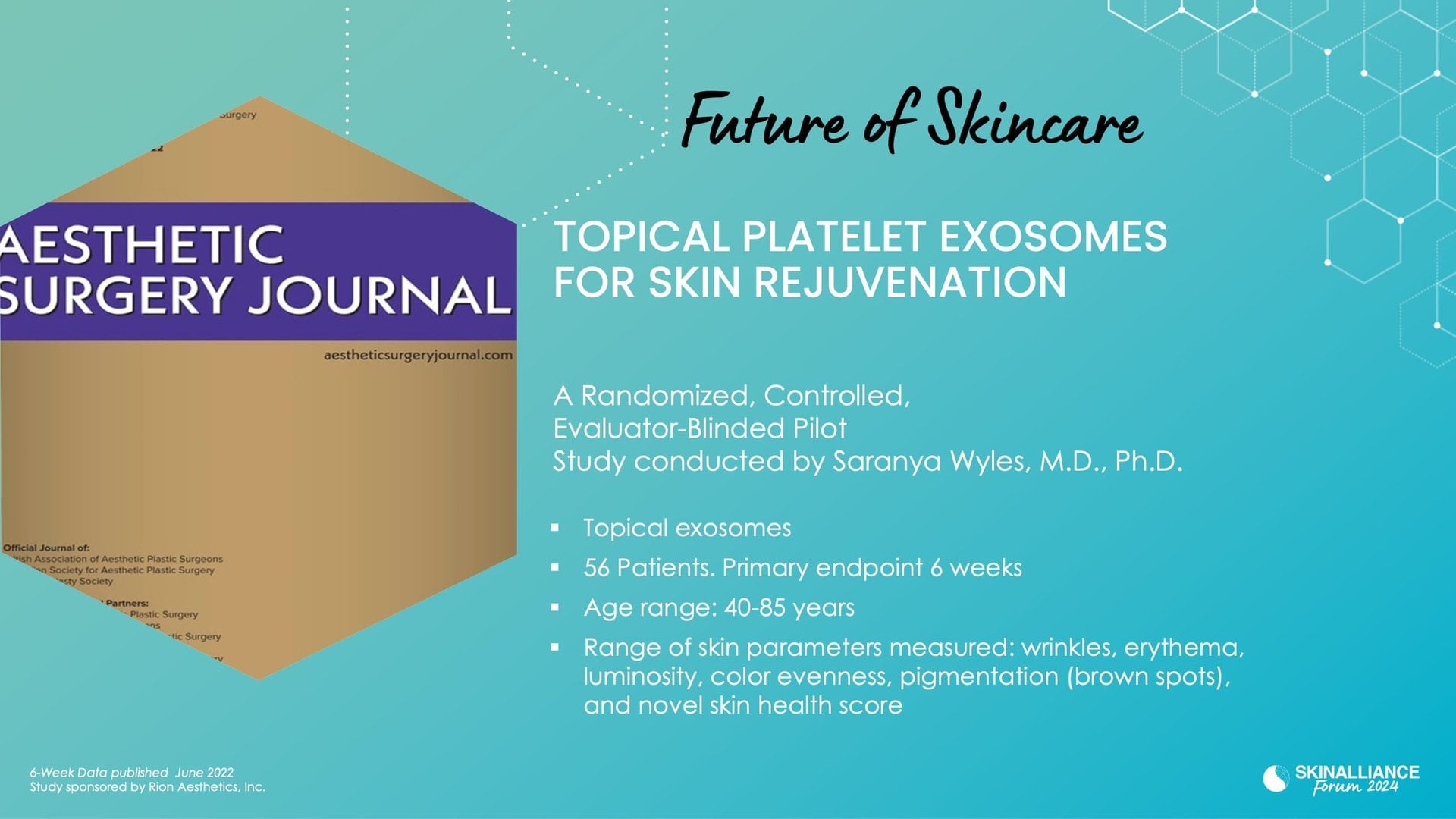 Exosomes and skin longevity