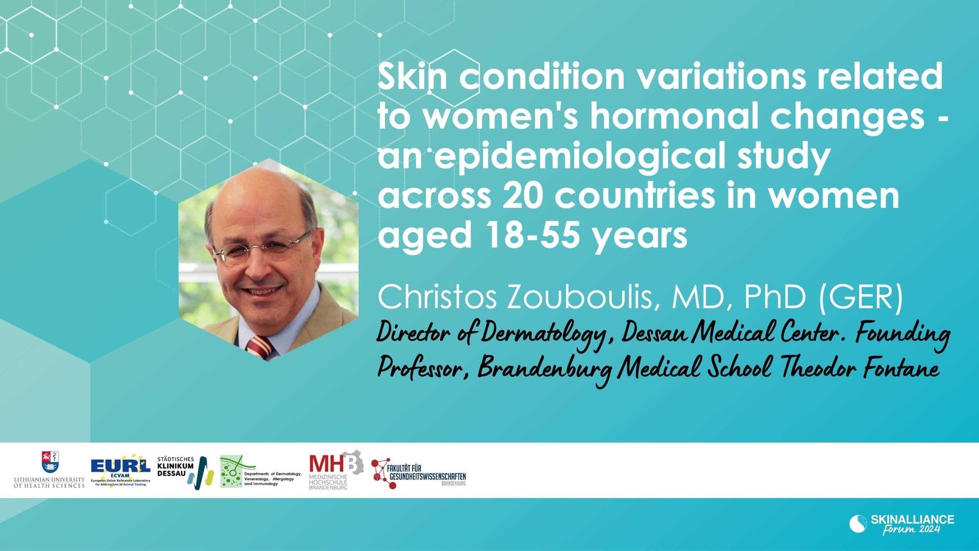 Skin conditions variations related to women's hormonal changes