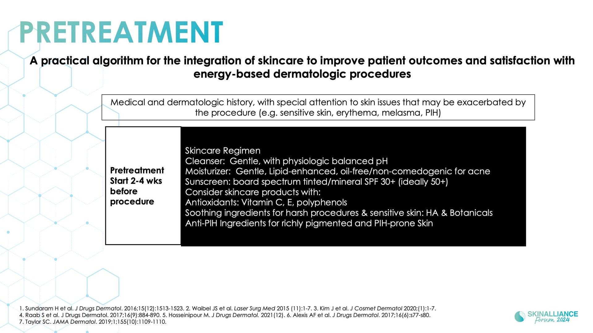 Integrating skincare for managing patient satisfaction with energy-based dermatologic procedures