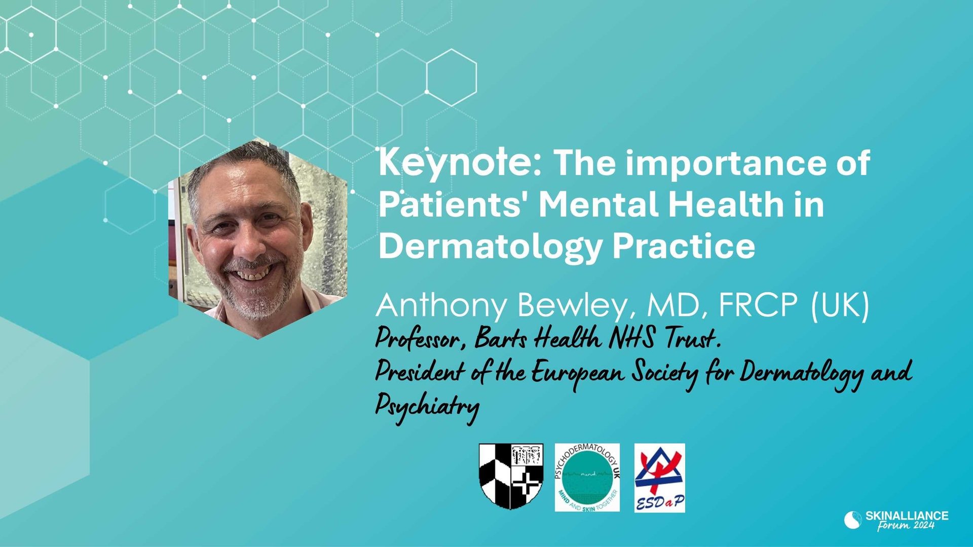 KEYNOTE: The importance of patients' mental health in dermatology practice