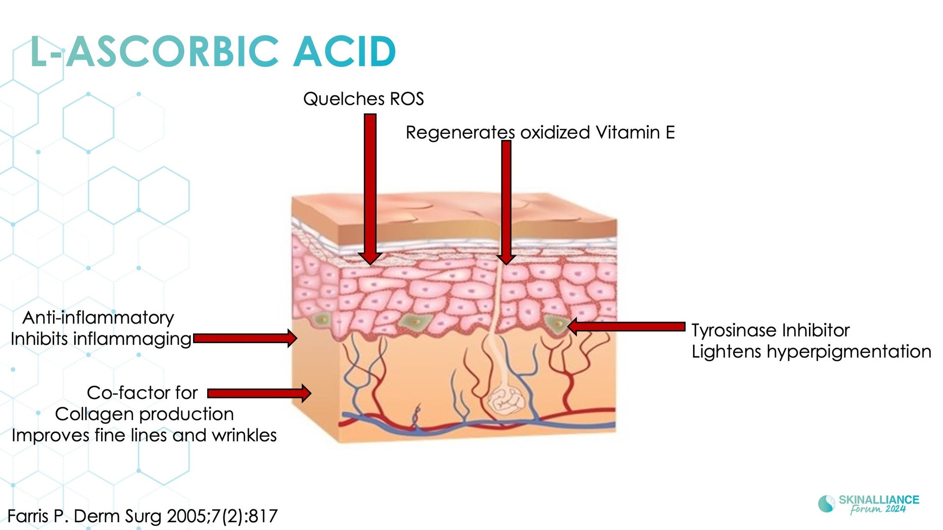 Topical antioxidant ingredients