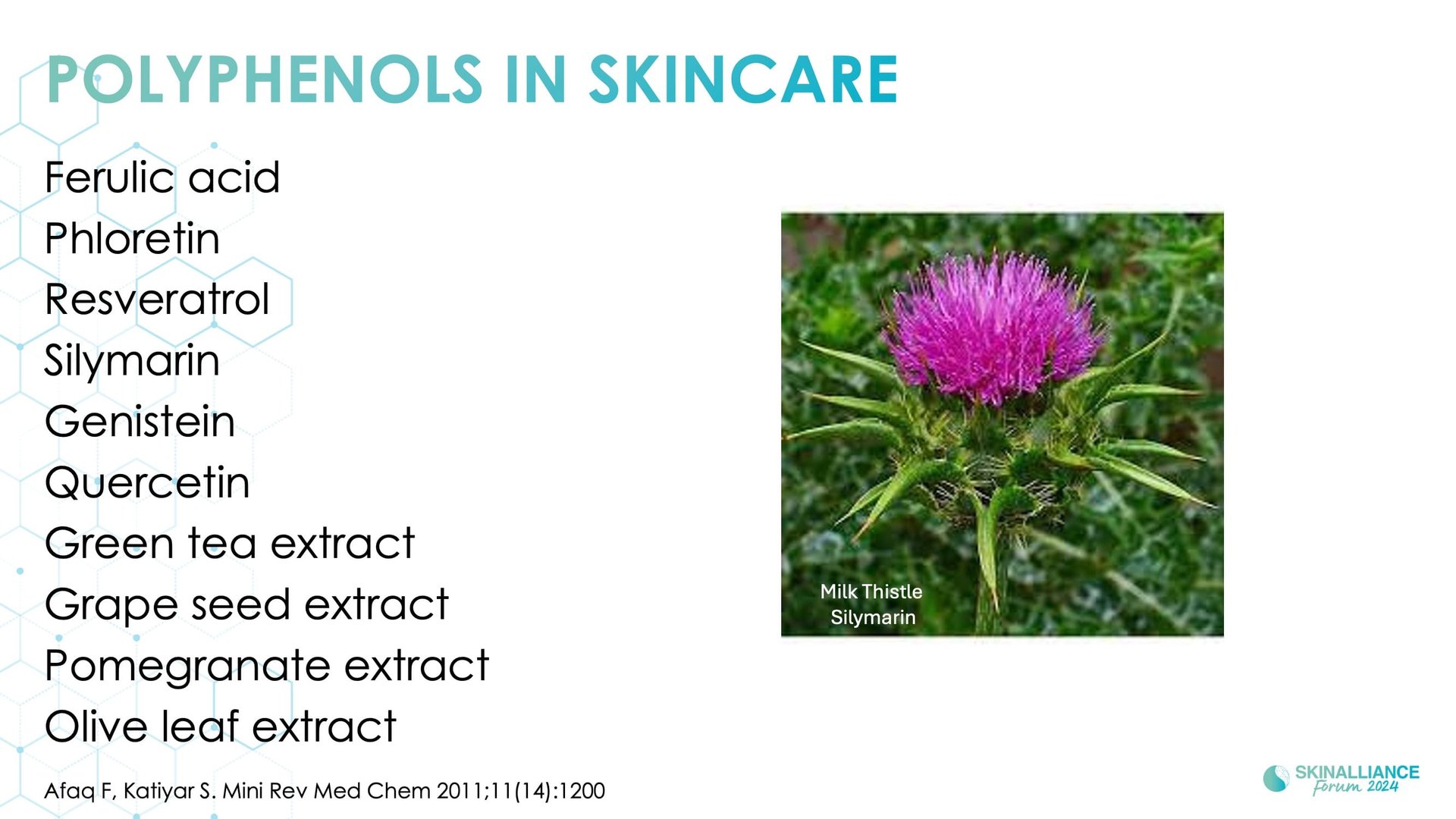 Topical antioxidant ingredients