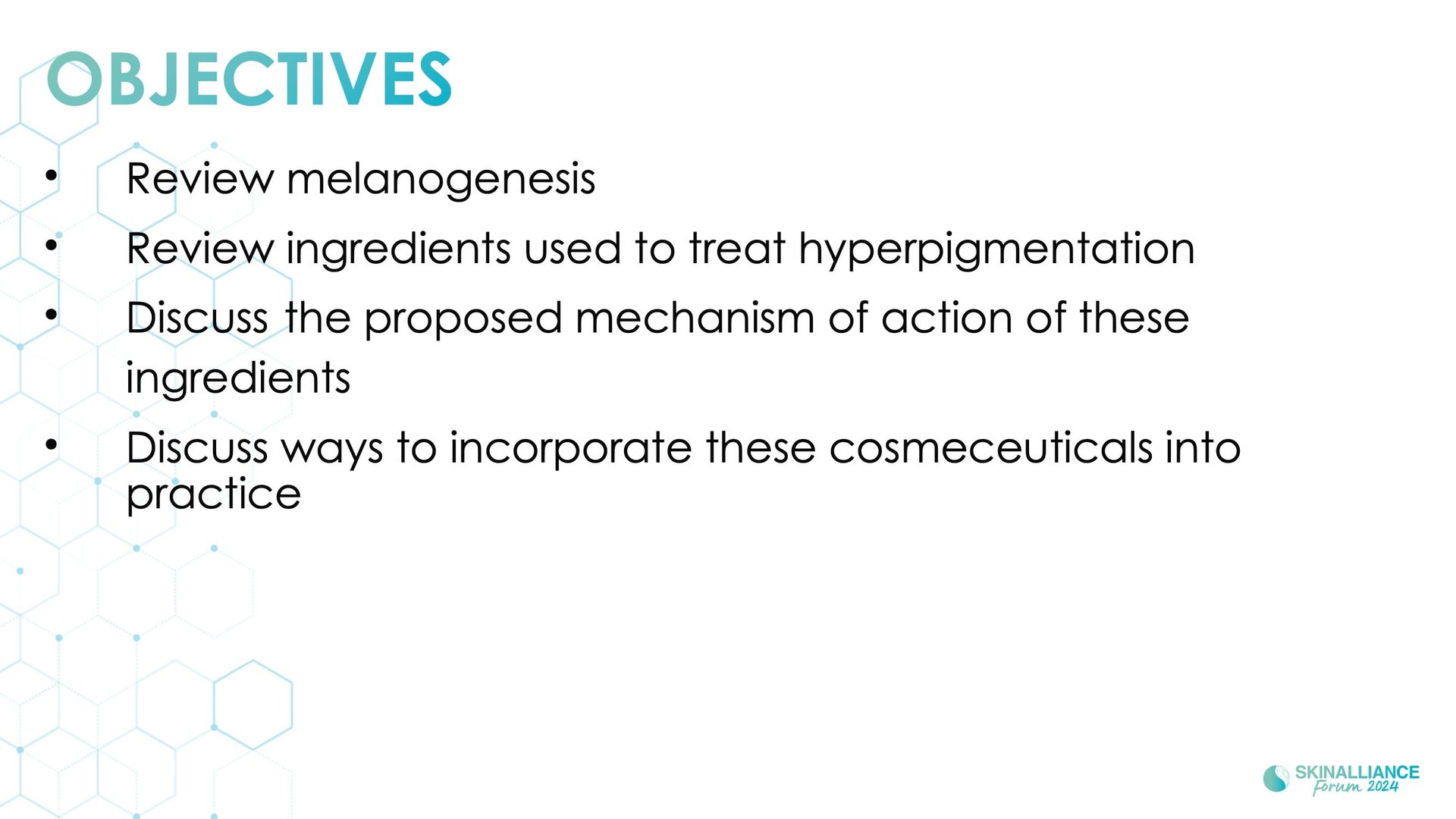 Discoloration ingredients