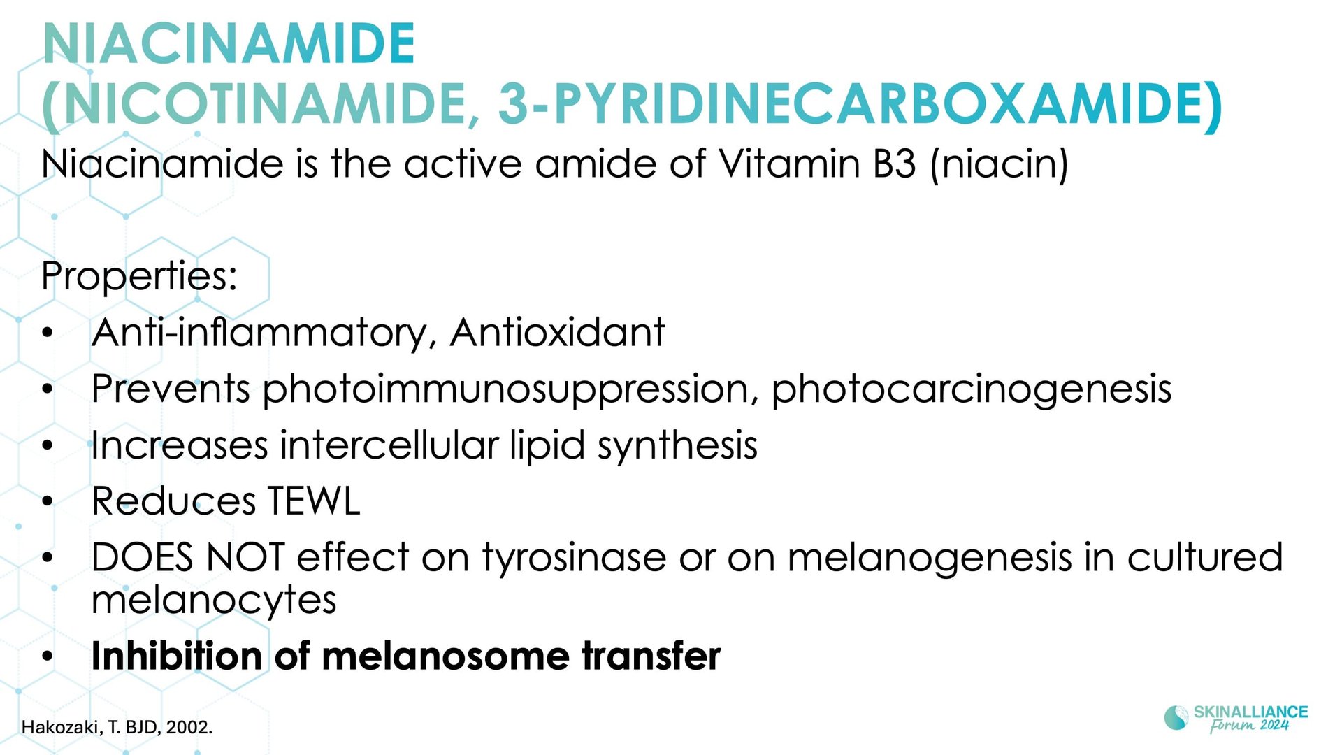 Discoloration ingredients