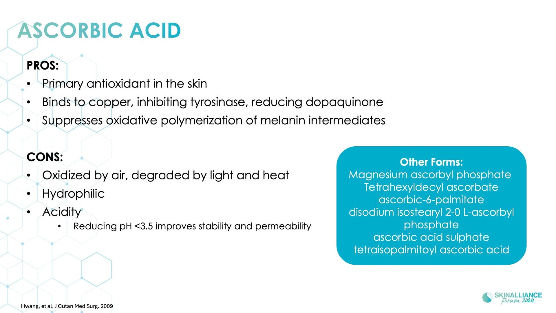 Discoloration ingredients