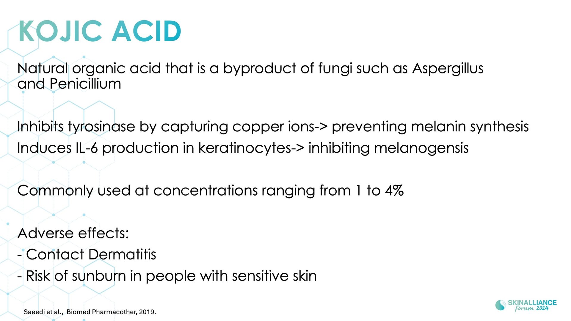 Discoloration ingredients