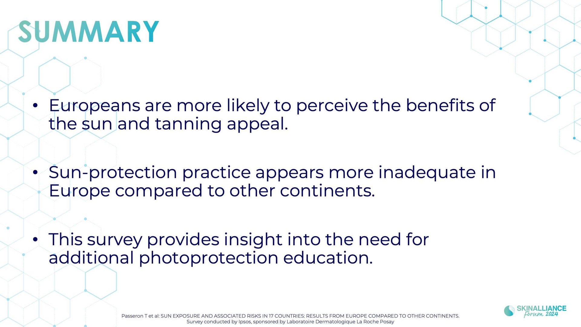 Worldwide photoprotection habits - results of en epidemiological study