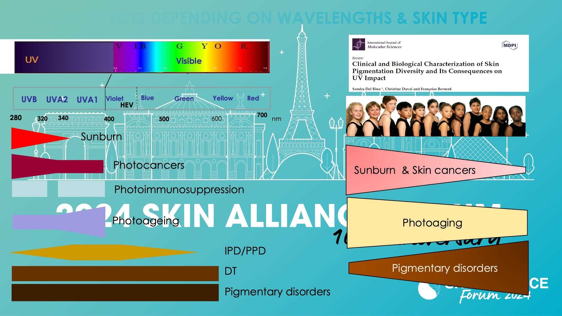Innovating in photoprotection integrating long UVA, visible light, and skin colour diversity