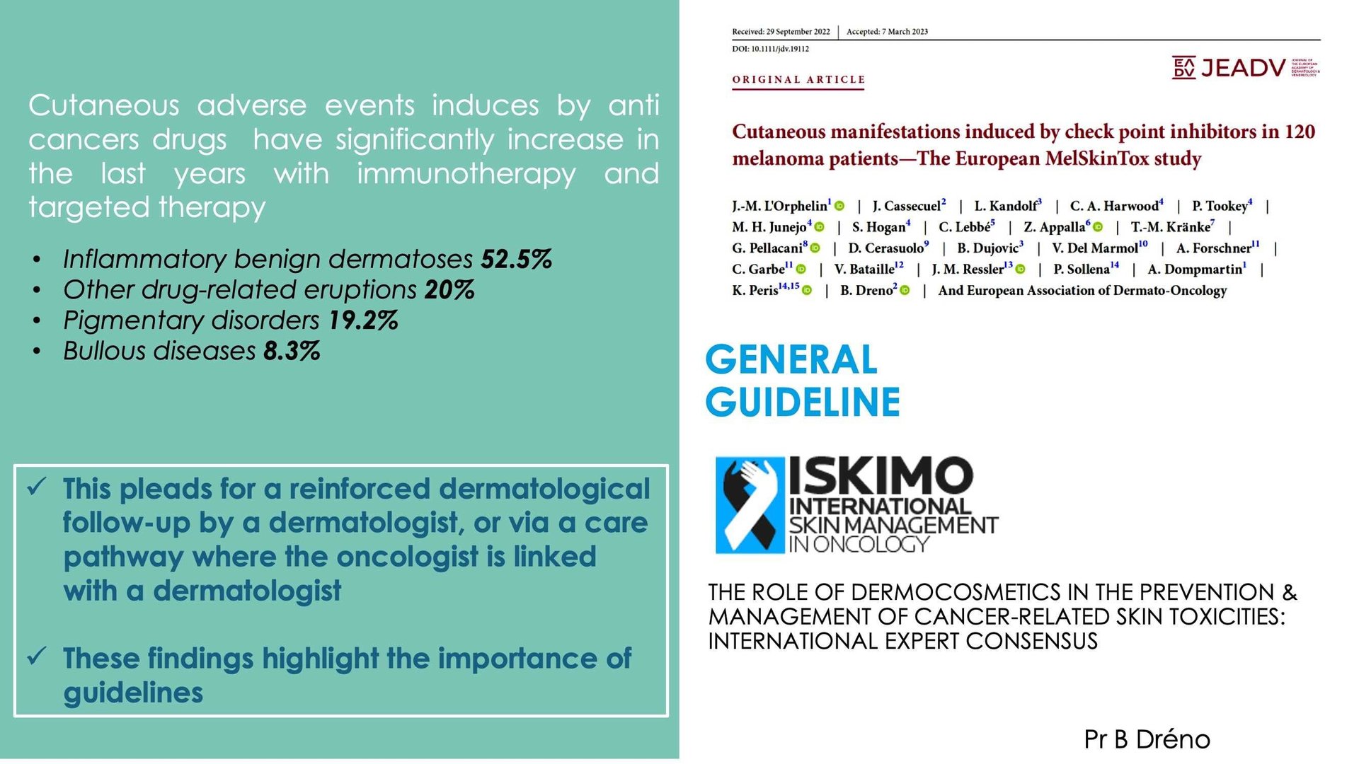 Anticancer-related skin toxicities management of adverse event