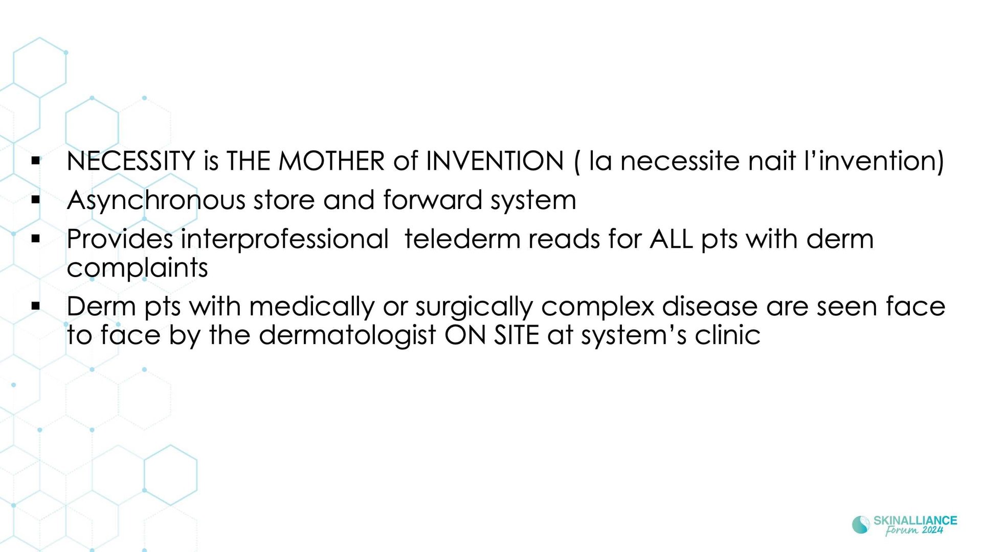 Teledermatology to support undeserved population health access