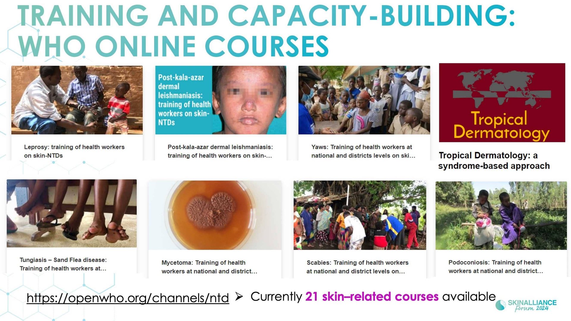 WHO initiatives to support skin health access