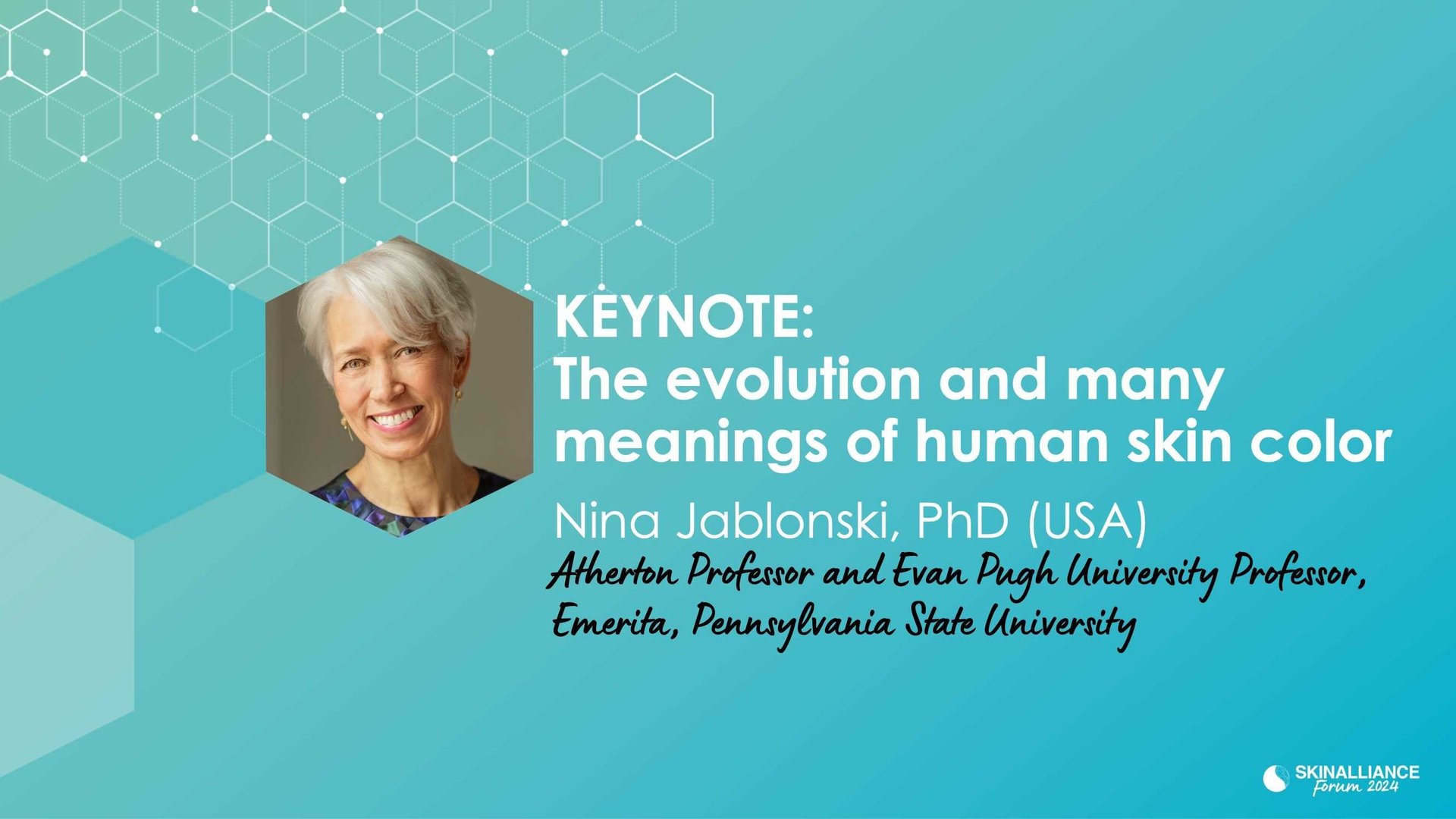 KEYNOTE: The evolution and many meanings of human skin color
