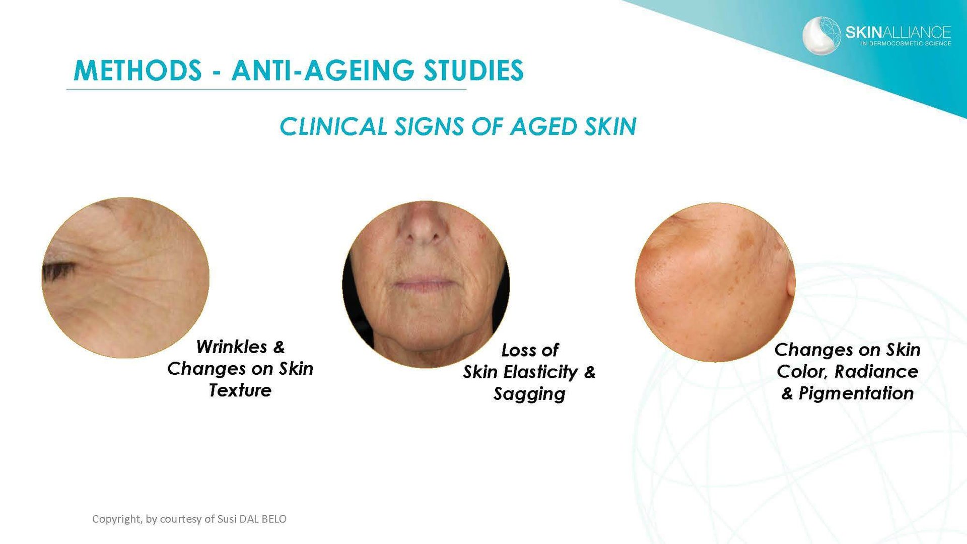 Evaluation of performance of anti-ageing cosmetics