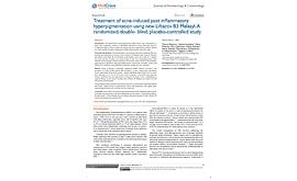 Tratamiento de la hiperpigmentación postinflamatoria inducida por el acné mediante el nuevo Liftactiv B3 Melasyl. Un estudio aleatorizado, doble ciego y controlado con placebo.
